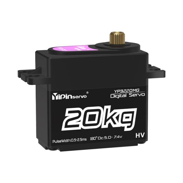 Servo motors for 1/8 remote-controlled cars
