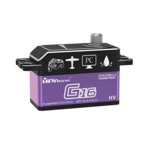 Short-cut servo motors for robots