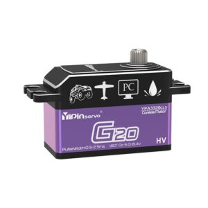Servo motors for thin aircraft models