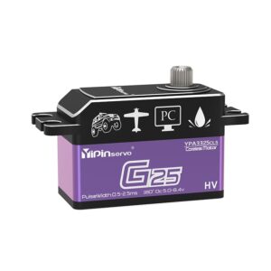 Thin servo motors for robotic arms