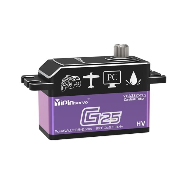 Thin servo motors for robotic arms