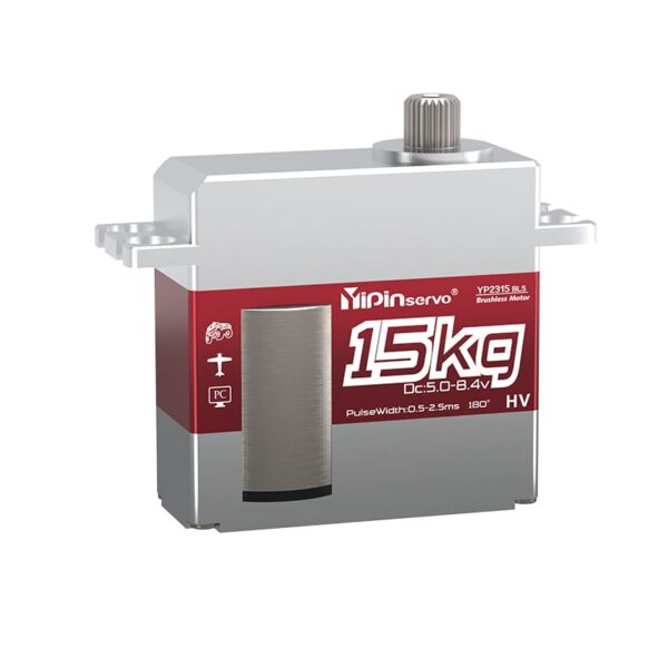 Slim remote-controlled servo motors