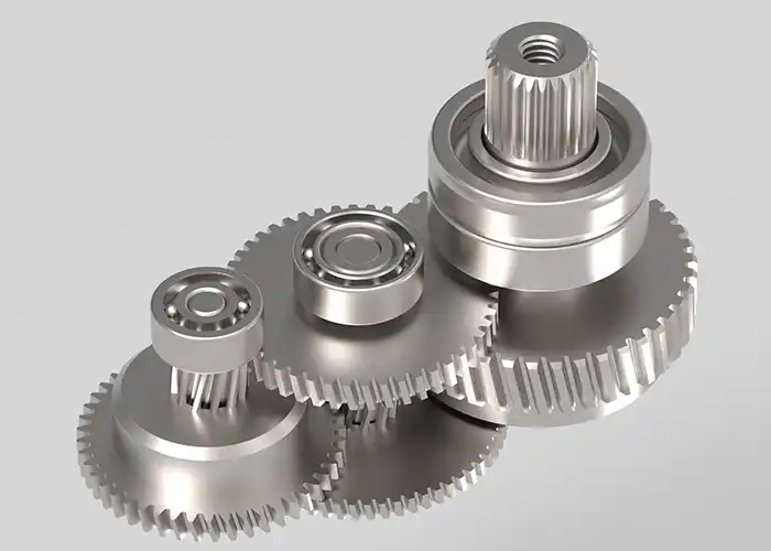 servo motor helical gear